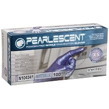 Shentex Pearlescent N10434 Nitrile Glove, Powder Free, 9.5" Length, 4 mils Thick