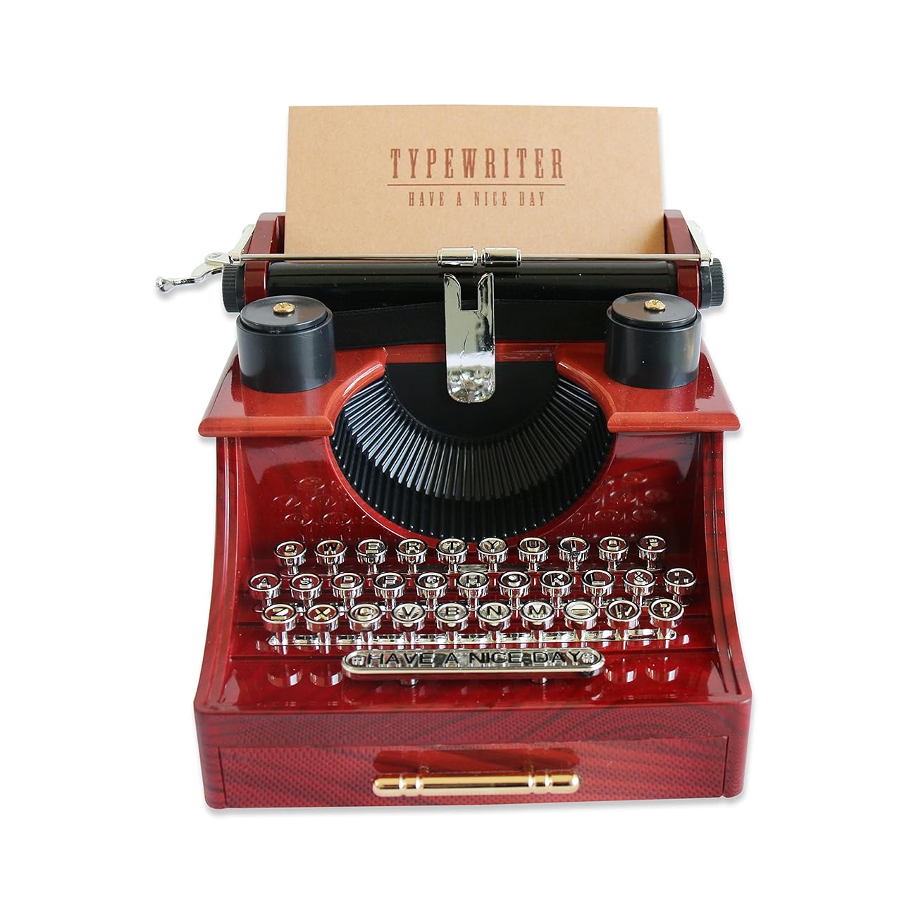 Alytimes Vintage Typewriter Music Box for Home/Office/Study Room Décor