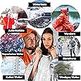 Notfall Ponchos wasser- + winddicht