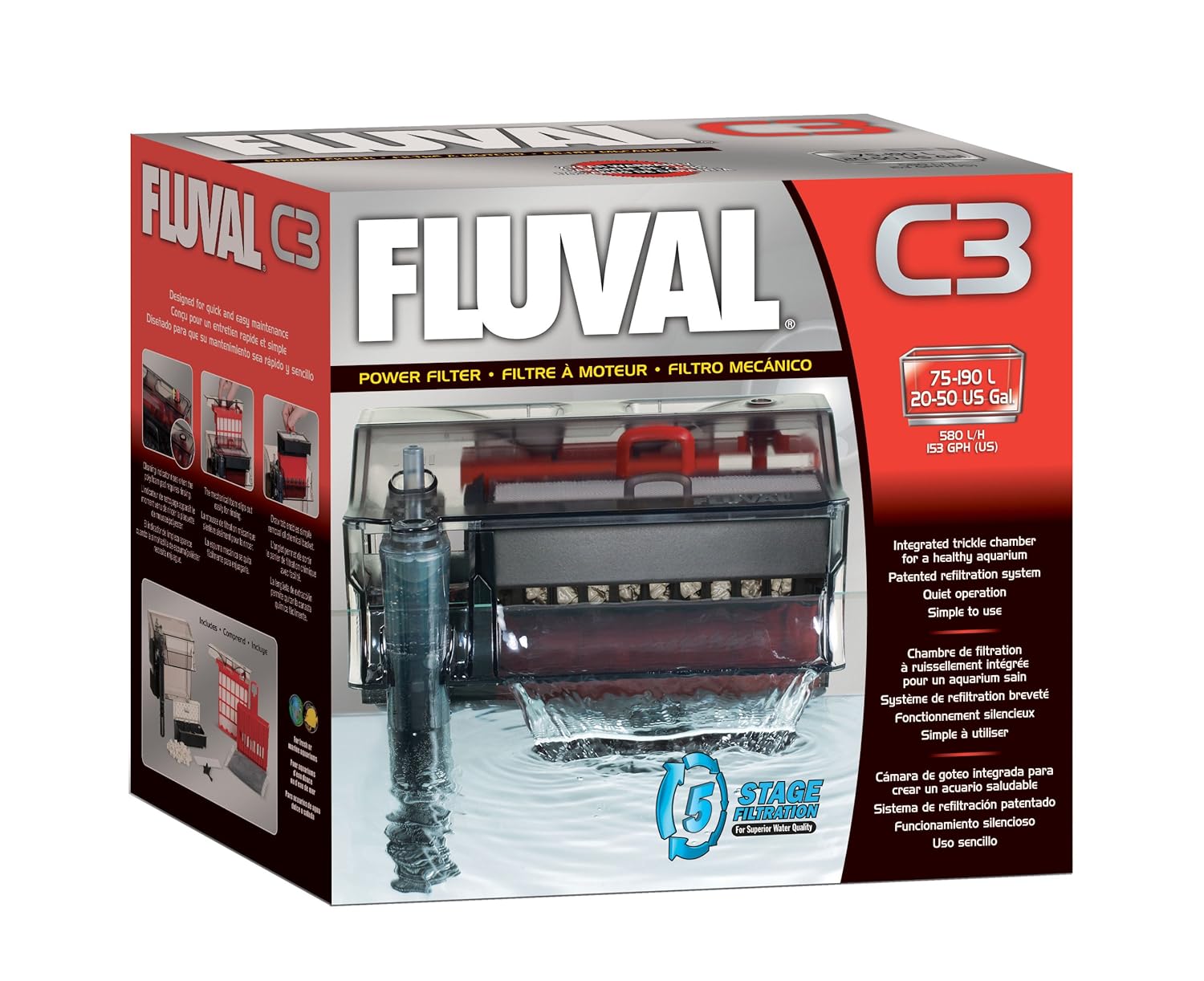 New! Fluval C4 Power Filter Best Seller! Free Shipping! eBay