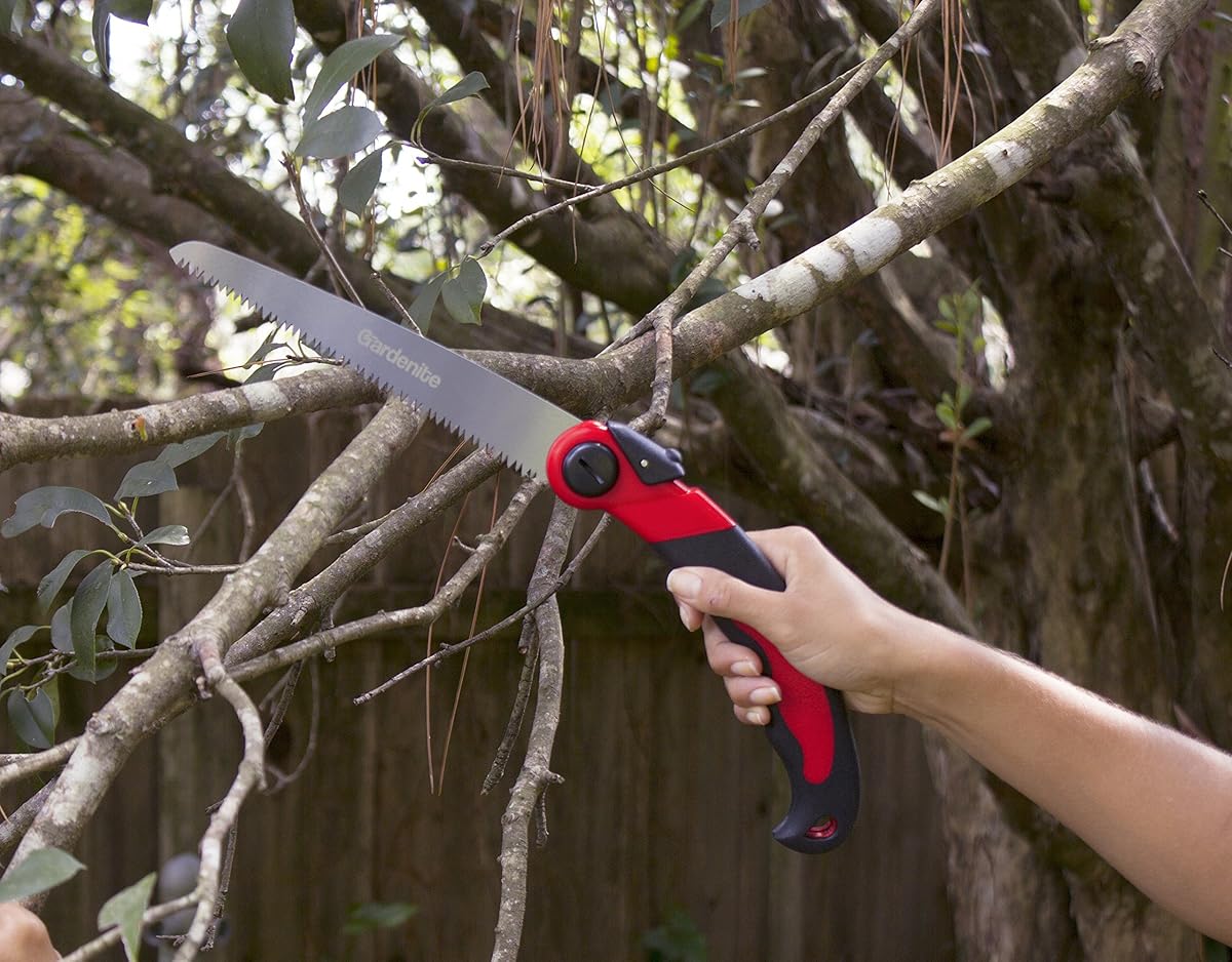 Heavy Duty 8 Inch Folding Pruning Hand Saw Tri Edge Japanese Steel