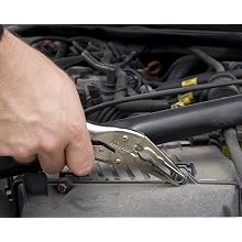 CH Hanson 09300 7-Inch Needle Nose Self-Adjusting Locking Pliers
