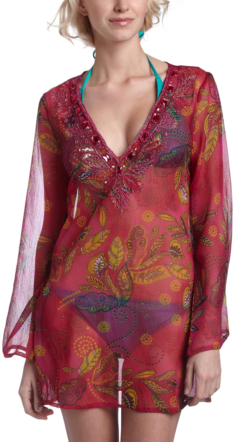 Very Beautiful Printed Tunic Cover-Up for Summer
