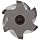 Alvord Polk 127-1 High-Speed Steel Chucking Reamer, Right Hand Spiral Flute, Round Shank, Uncoated Finish
