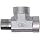 Parker Stainless Steel 316 Pipe Fitting, Street Tee, NPT Female X NPT Male X NPT Female