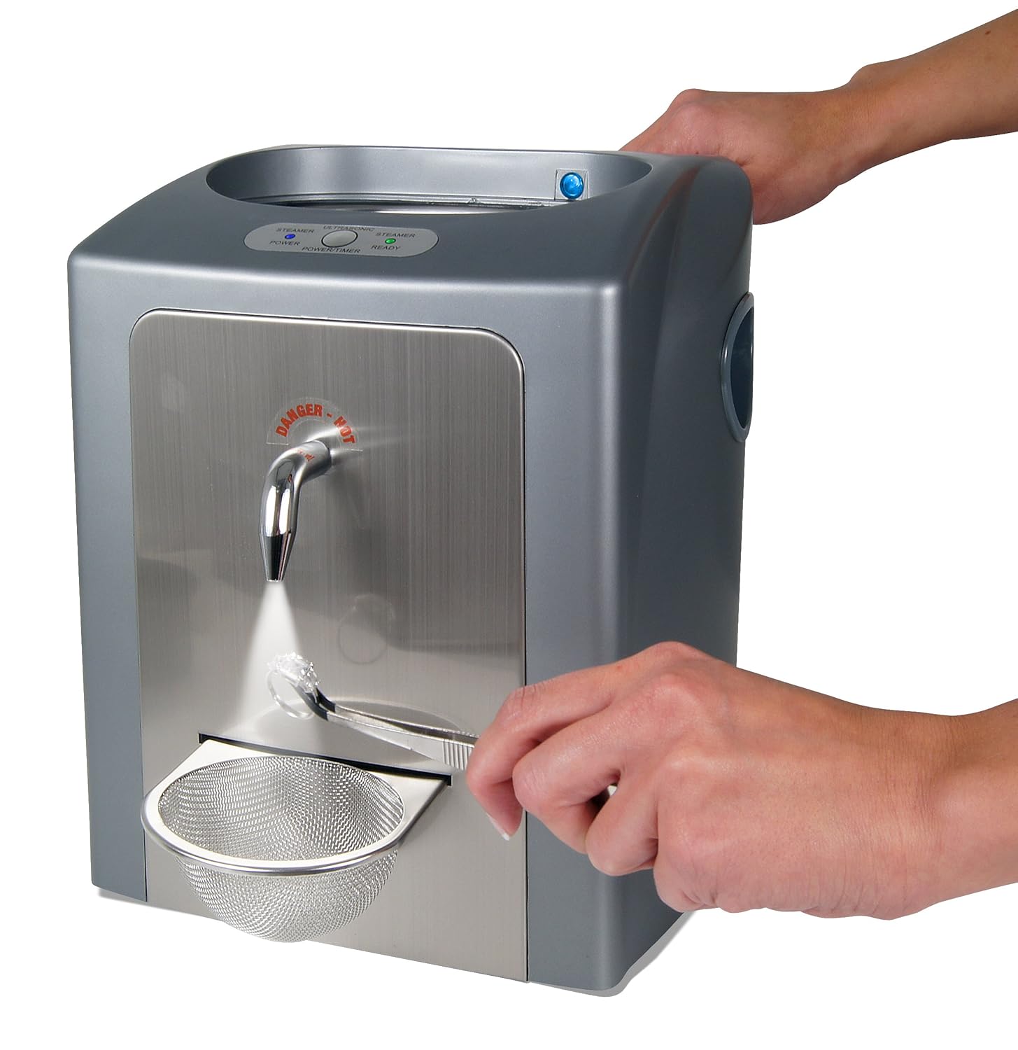 Ultrasonic/Steamer Combination Tank Personal Pressure Steam Jewelry