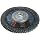 PFERD Polifan PSF Abrasive Flap Disc, Radial Shape, Threaded Hole, Phenolic Resin Backing, Zirconia Alumina, 5" Dia., 40 Grit (Pack of 1)
