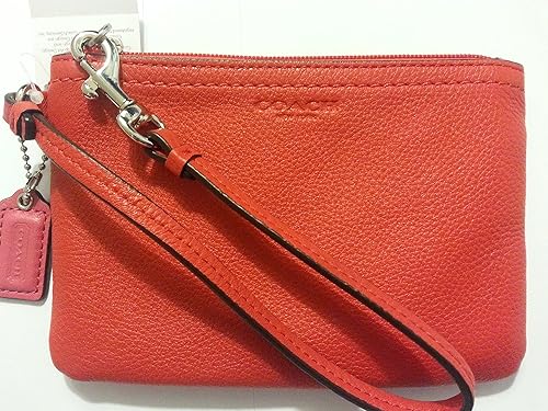 coach wristlets orange