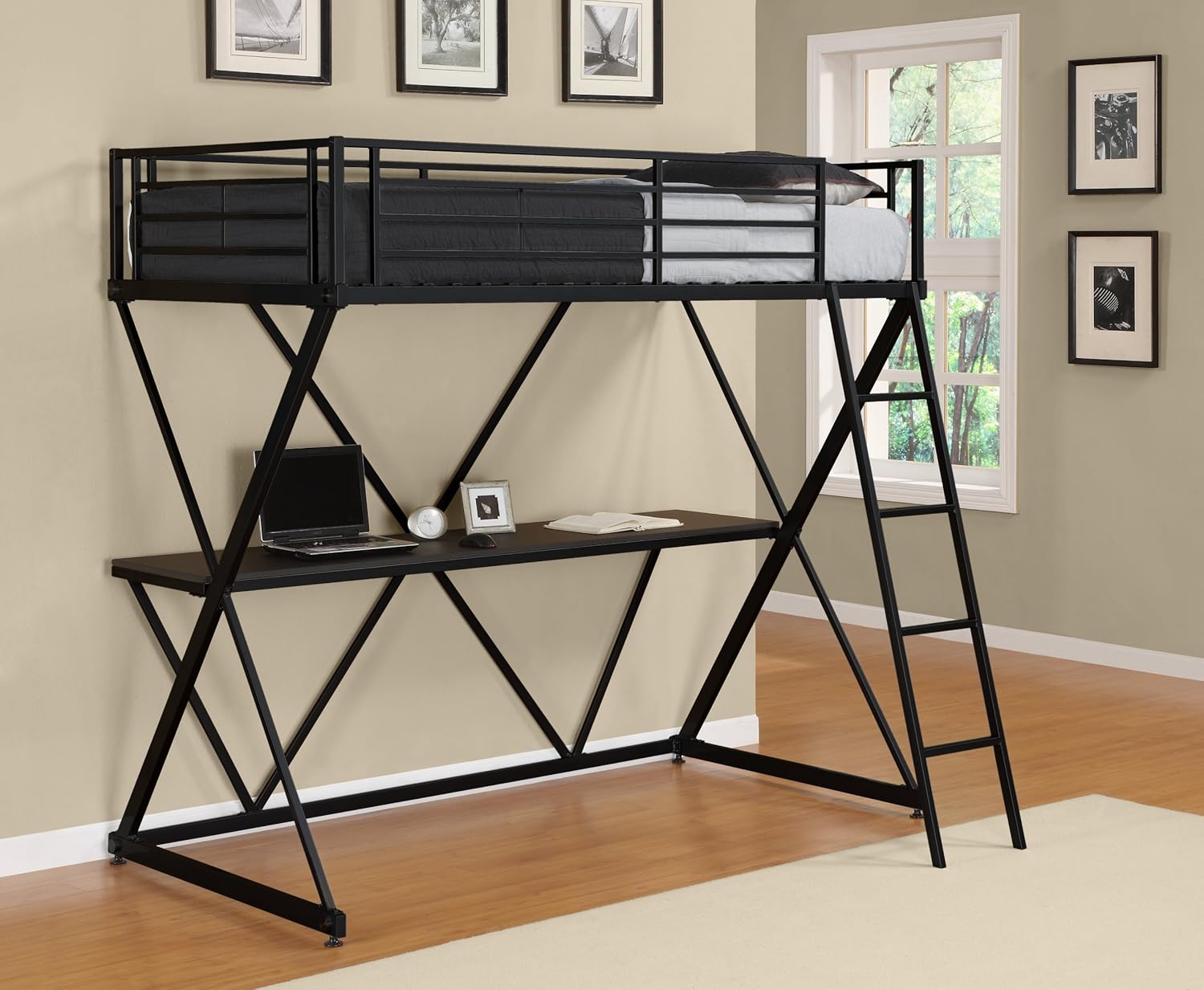 Twin Loft Bed With Desk