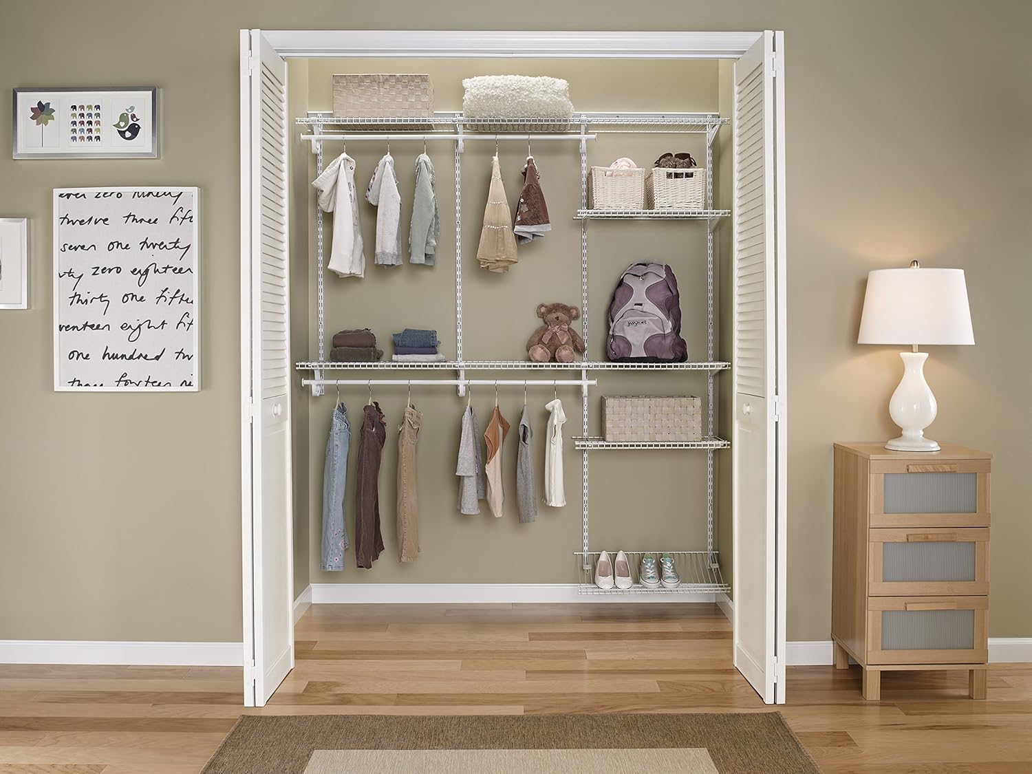 Home Closet Shelving Systems Organizing Beautiful Ways