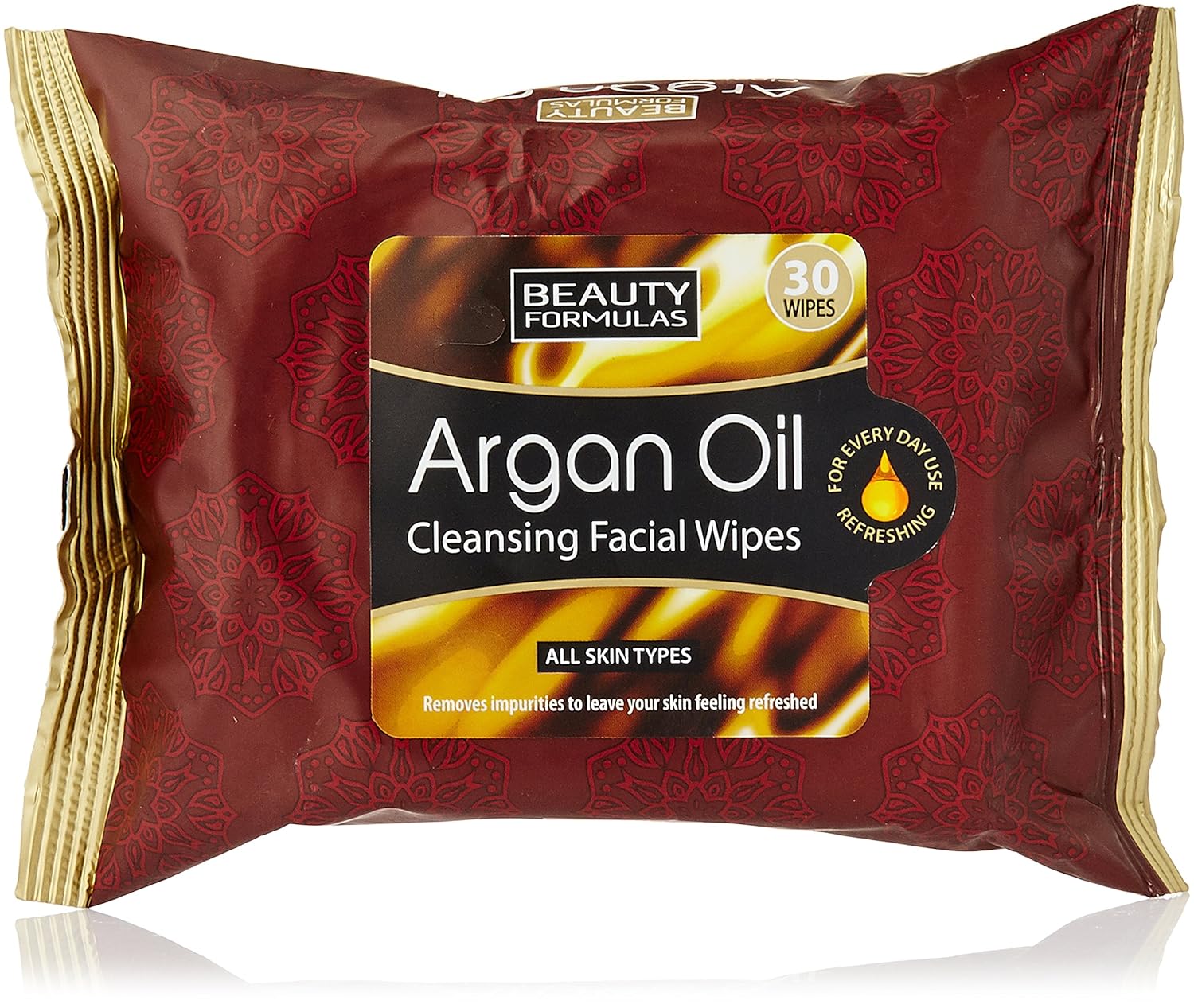 Beauty Formulas Argan Oil Cleansing Facial Wipes Best Health and