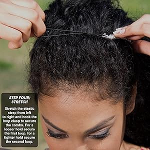 Stretchable Banana Clip For Fine Thin Straight Sleek Hair Put