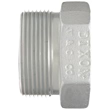 Dixon Boss GB28 Plated Iron Hose Fitting, Spud for GJ Boss Ground Joint Seal, 2" NPT Female