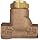 Parker 032500419 3250 Series Brass Inline Flow Control Valve, 1/2" NPTF, 250 psi, Standard Adjustment