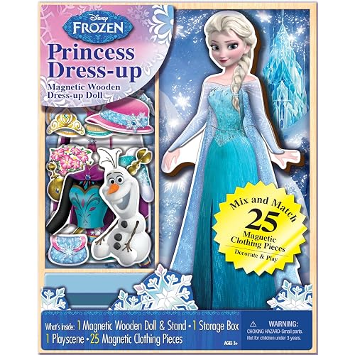 Bendon Disney Frozen Elsa Wooden Magnetic Playset (25-Piece)