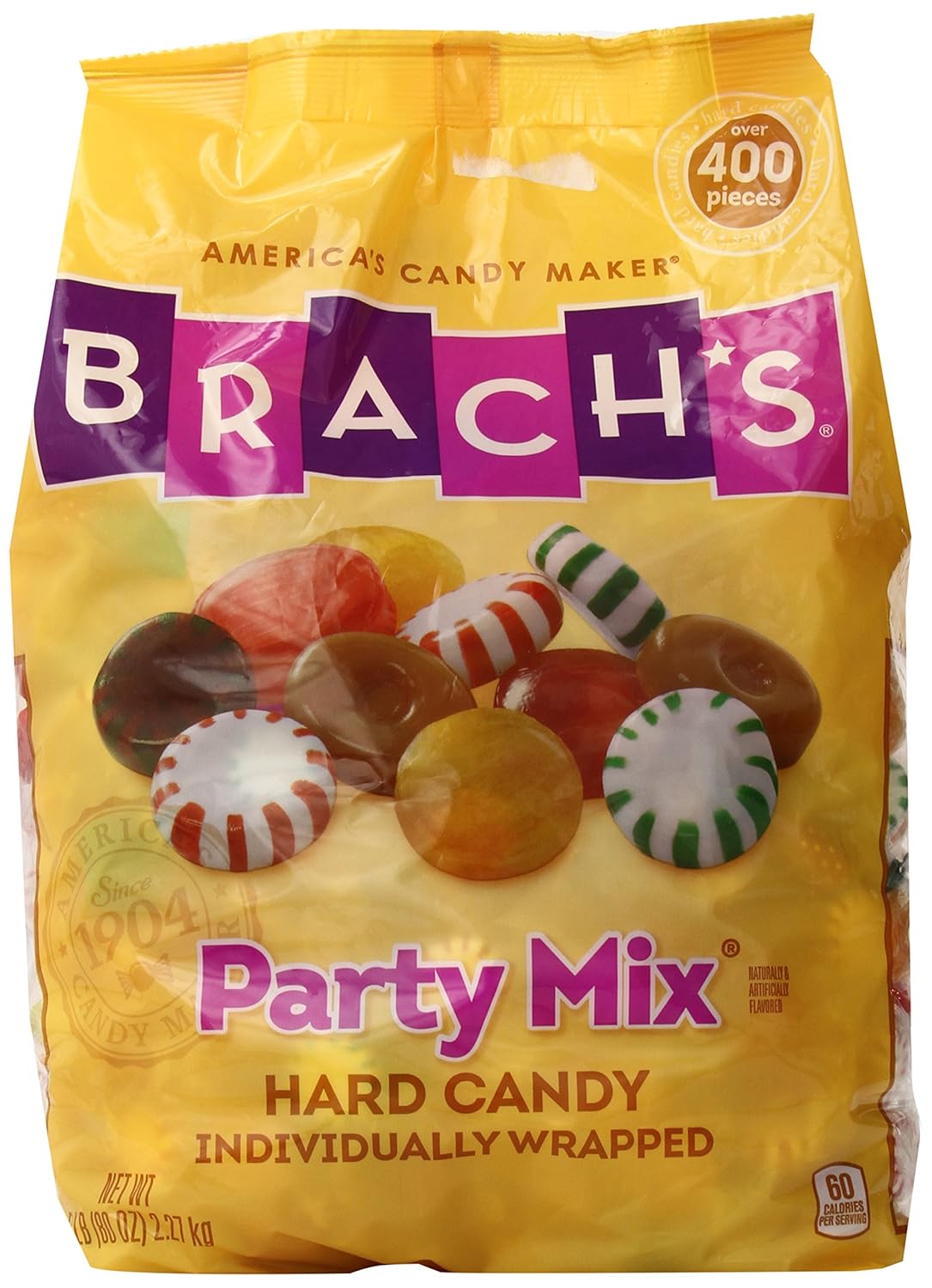 Brach's Party Mix Individually Wrapped Hard Candies 5 Pound NEW Free