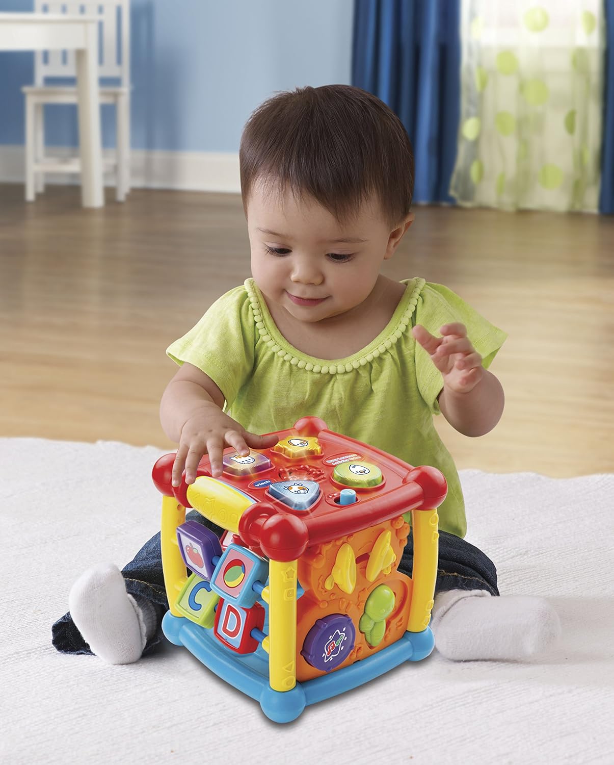 VTech Baby Activity Center Cube Kids Learning Toys Animal Sounds Shapes