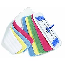 Carlisle 363322404 Yellow 24 Oz. Microfober Wet Mop Pad (Case of 12)