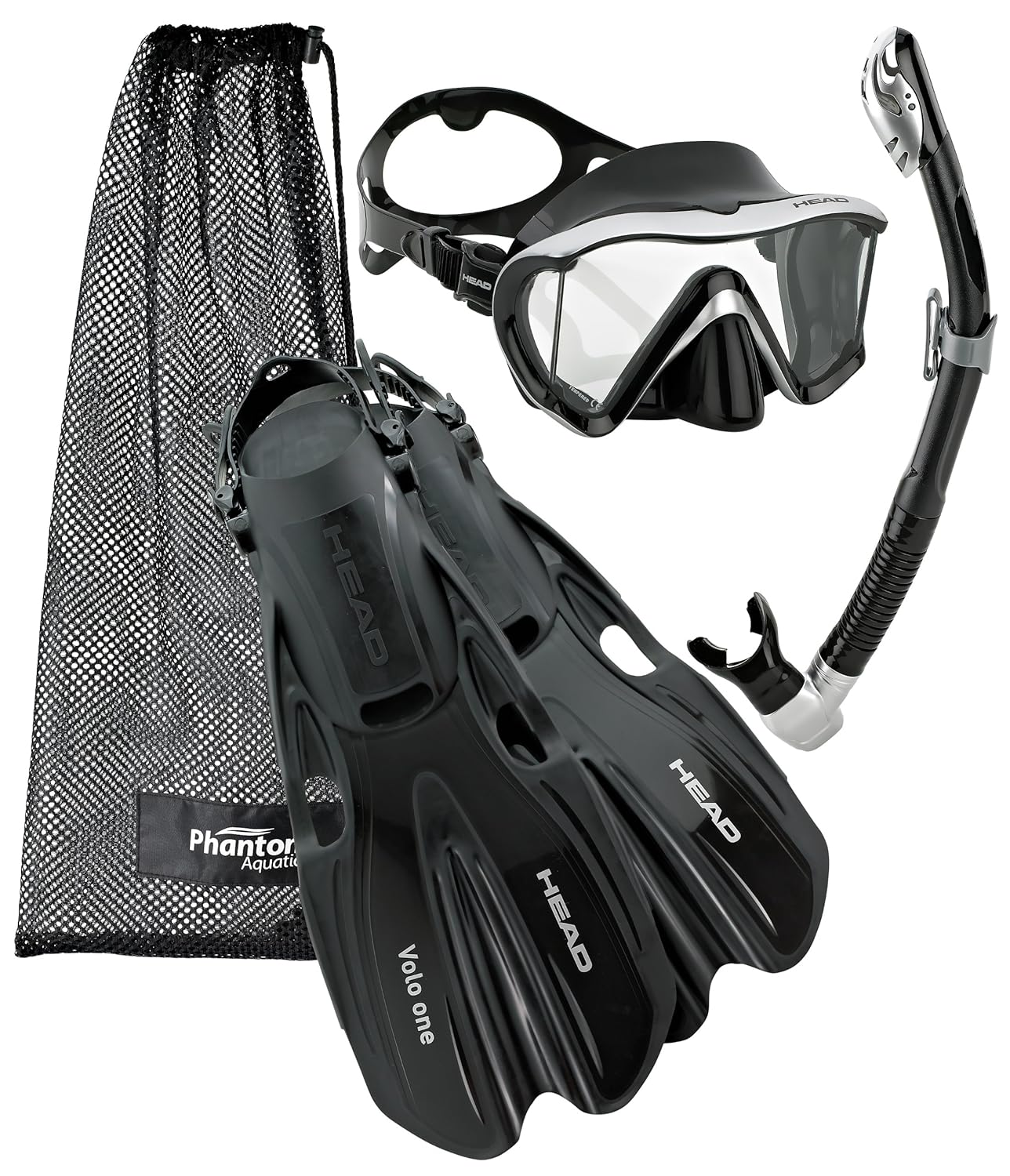 Head by Mares Scuba Snorkeling Freediving Liquidskin Mask Fin Dry Snorkel Set eBay