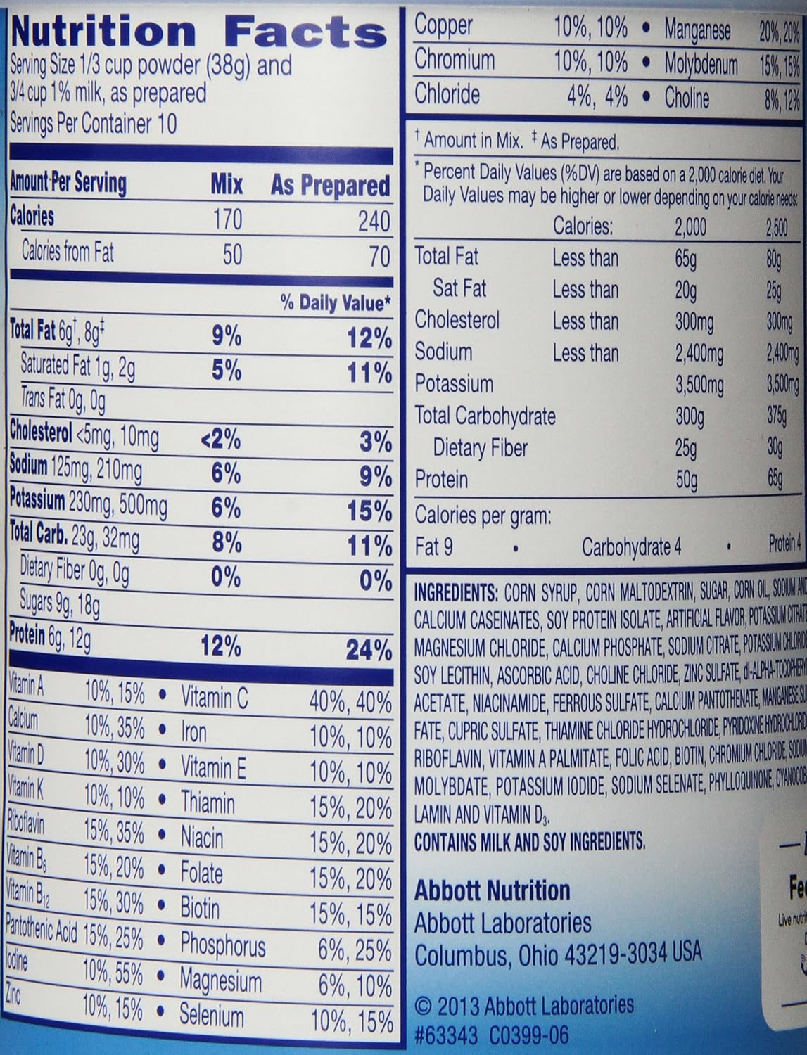 PediaSure Powder, Vanilla, 2 Count14oz cans , New, Free Shipping eBay