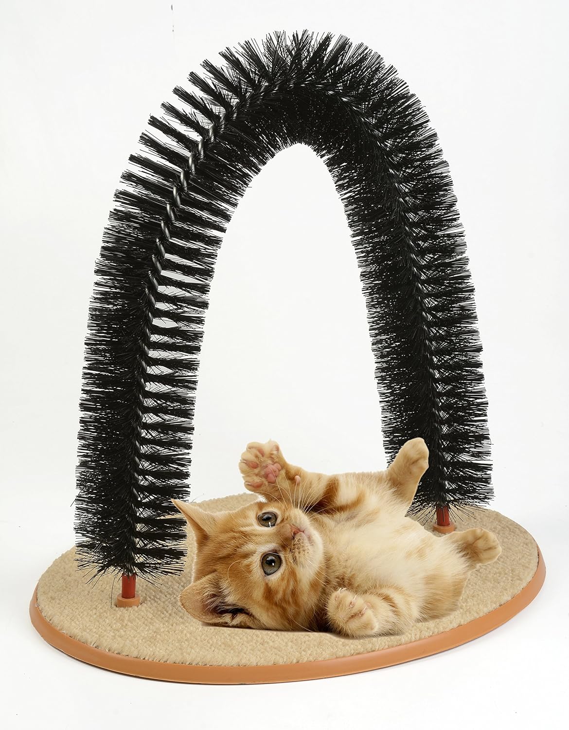 Kitty Cat Scratcher Pet Furniture arch Post Toy Scratching Perch Catnip