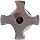 Dormer E547 High-Speed Steel Pipe Tap Set, BSPP, Uncoated (Bright) Finish, Round Shank with Square End, 2-Piece (1 Plug and 1 Bottoming Chamfer)