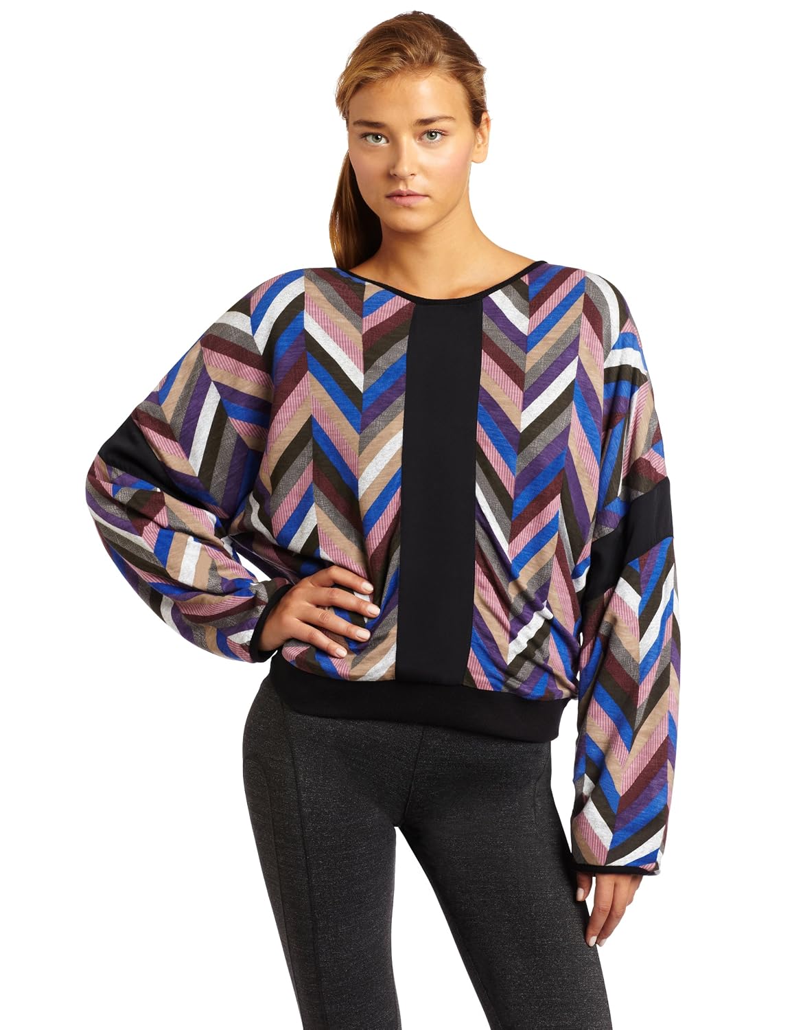 Hknb Heidi Klum For New Balance Women's Jumbo Pullover Padded Sweatshirt