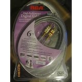 RCA DT6A Digital Audio/Stereo Cable (6 FT) (Discontinued by Manufacturer)