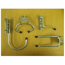 Triton Products 1745 Storability LocHook 4-Piece Hook Assortment for Combination Rail