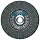 PFERD Polifan PSF Abrasive Flap Disc, Large Radius, Radial Shape, Threaded Hole, Phenolic Resin Backing, Zirconia Alumina, 5" Dia., 40 Grit (Pack of 1)