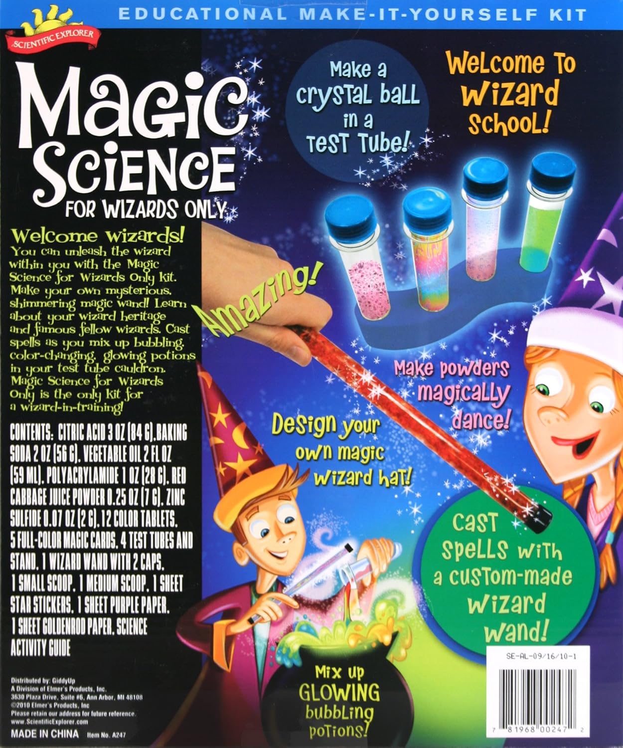 POOFSlinky Scientific Explorer Magic Science for Wizards Only Kit, 9