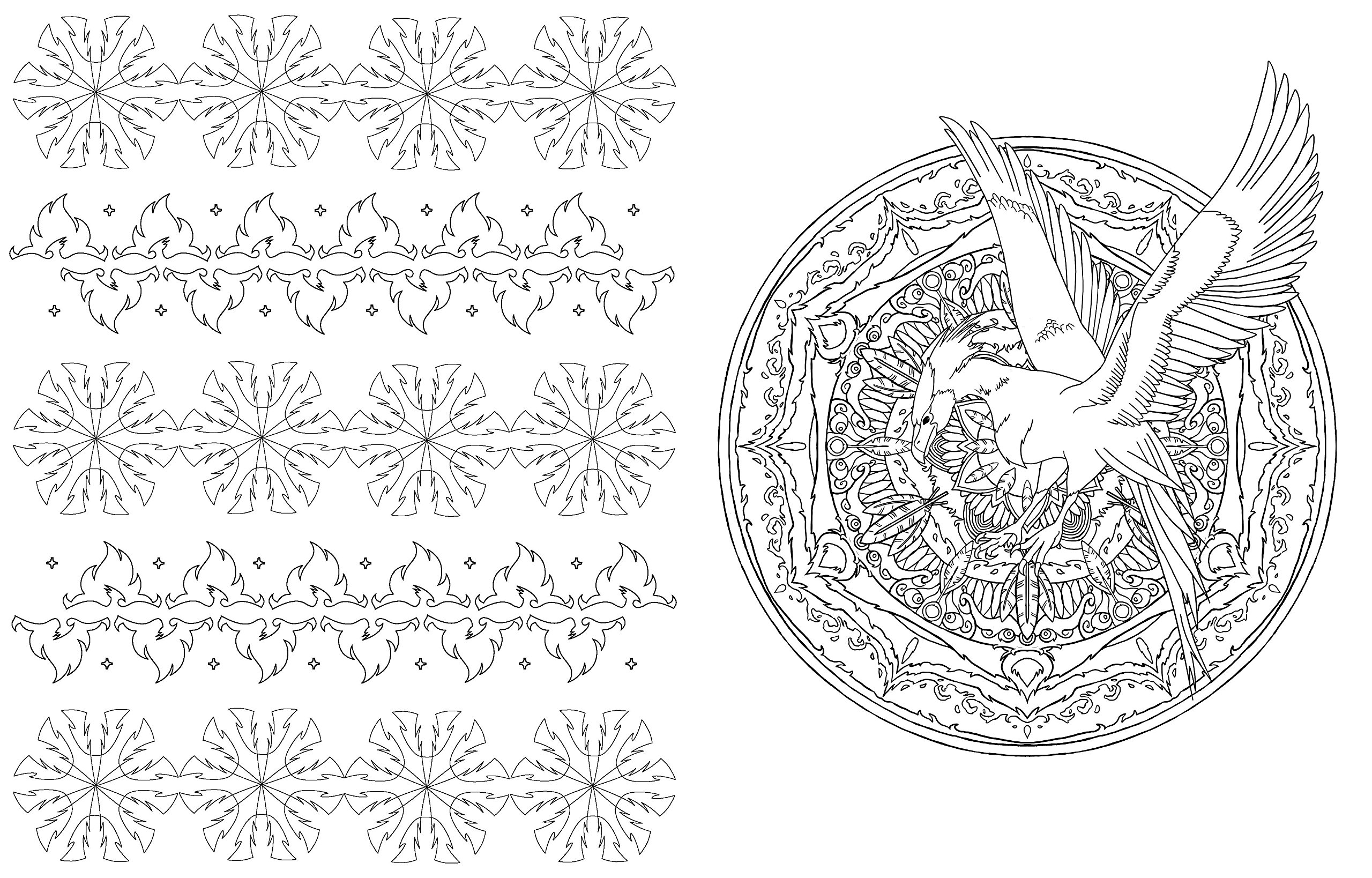 Новая раскраска по Гарри Потеру! Гарри Поттер. Мир магических существ.