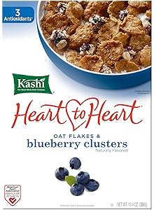 Kashi Heart to Heart, Wild Blueberry Clusters, 13.4 Oz