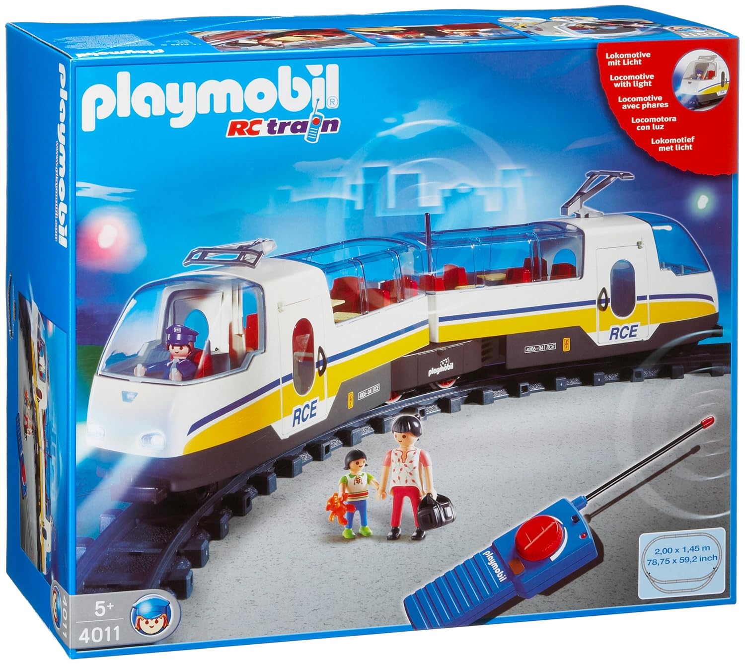 PLAYMOBIL® 4011 TRAIN TGV RC LOCO RAIL WAGON Figurine