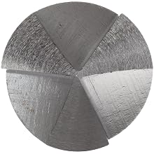 Alvord Polk 179-0 High-Speed Steel Center Reamer, 90 Degree Angle, 3-Flute, Uncoated (Bright)