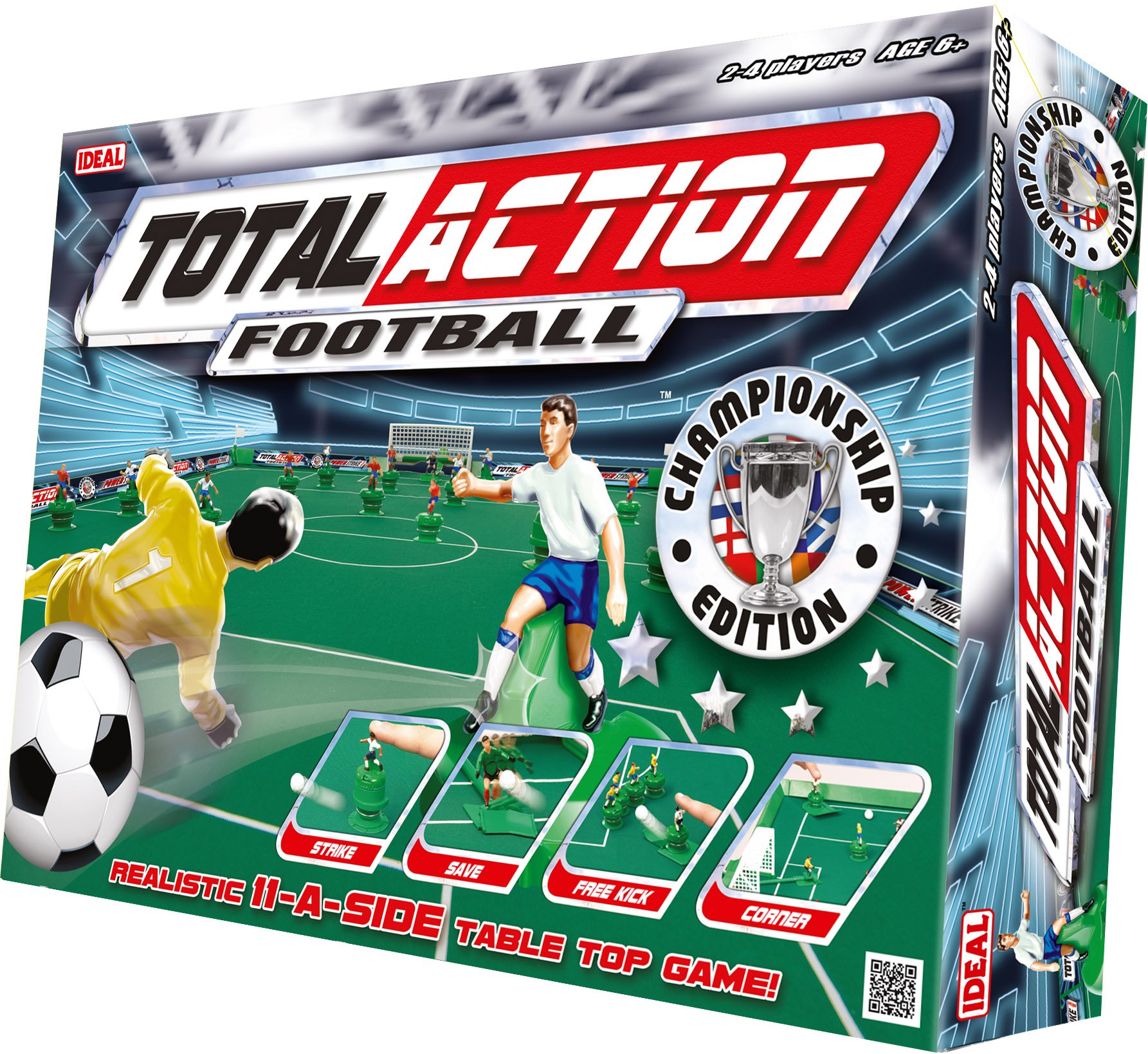 Total Action Football Realistic Toy Table Top Football Game Brand