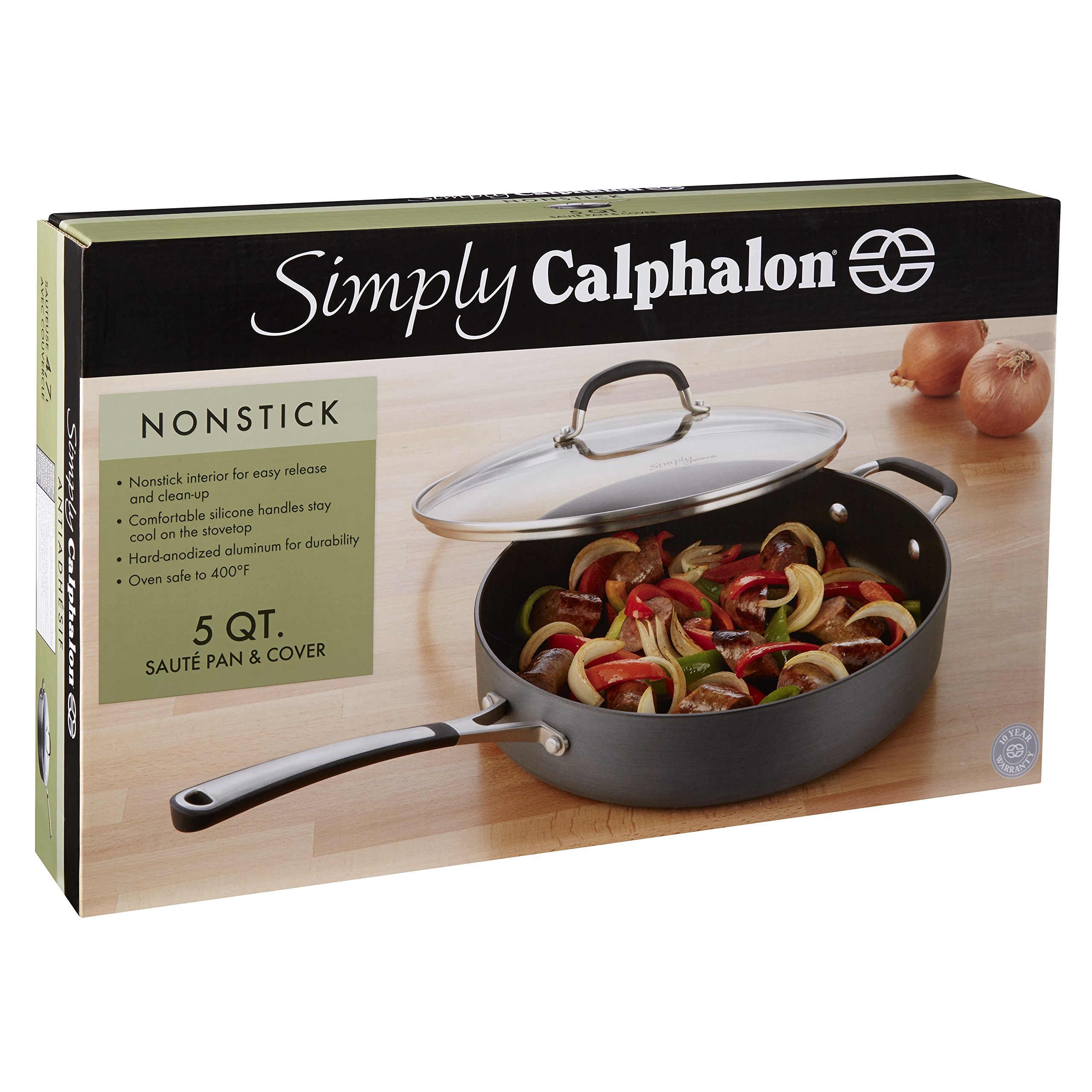 Simply Calphalon Nonstick 5qt. Sauté Pan Cover eBay