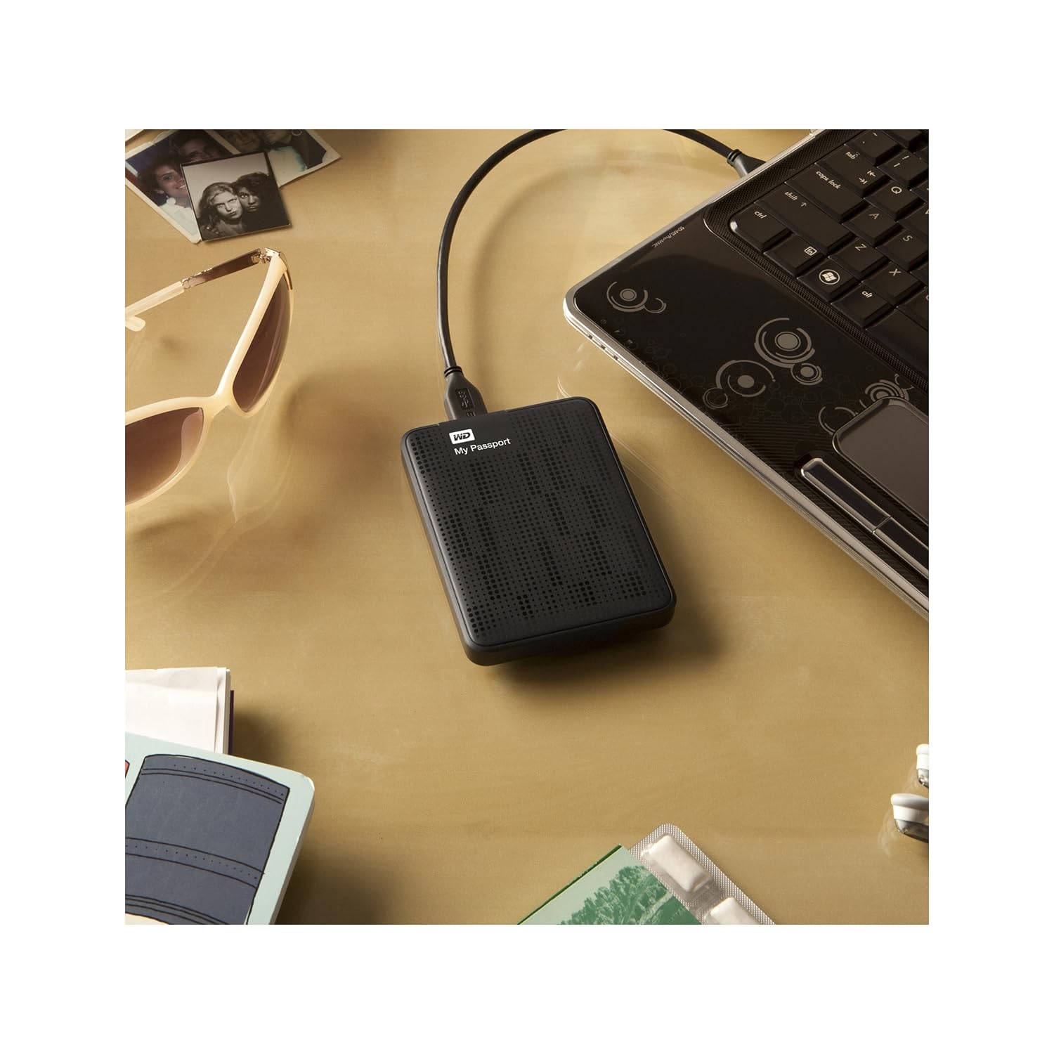 BBK-PESN WD的My Passport 1TB黑色(兼容U
