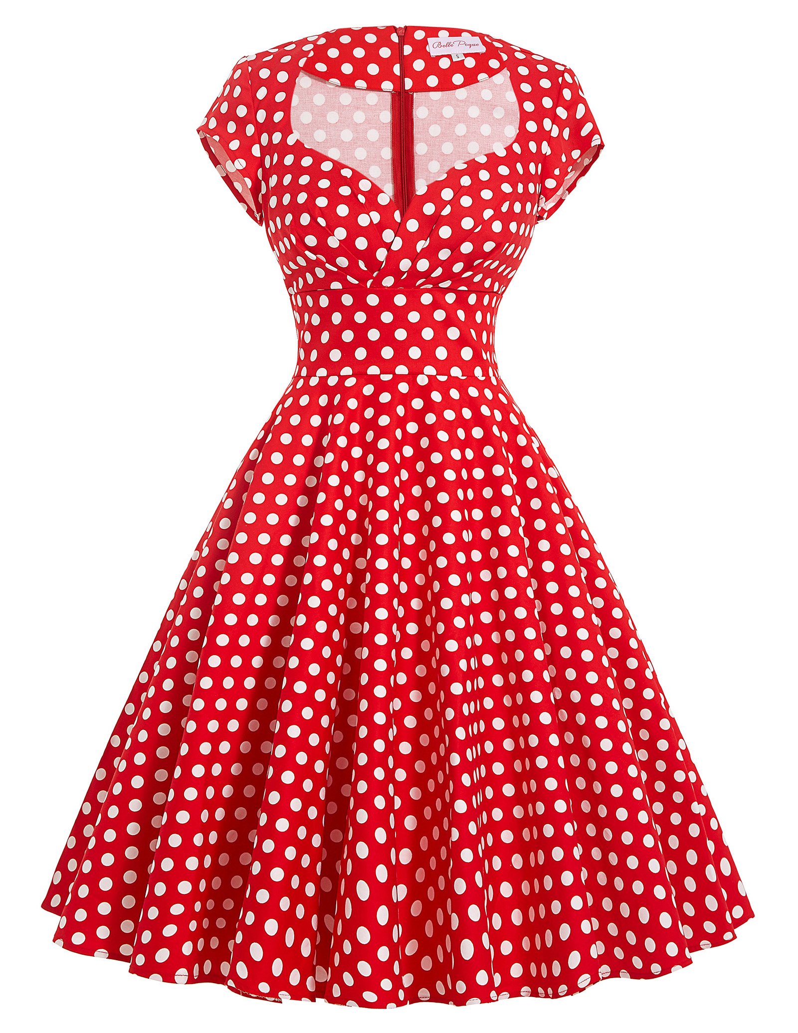 Belle Poque Women's 50's Cap Shoulder KneeLength Vintage Church