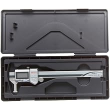 Mitutoyo ABSOLUTE 573-745 Digital Caliper, Stainless Steel, Battery Powered, Inch/Metric, Nib Style Jaw, 0-6" Range, +/-0.002" Accuracy, 0.0005" Resolution, Meets IP67 Specifications