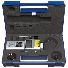 Shimpo DT-205LR Handheld Tachometer with 6" Wheel, LCD Display, +/-1rpm Accuracy, 6 - 99999rpm Range