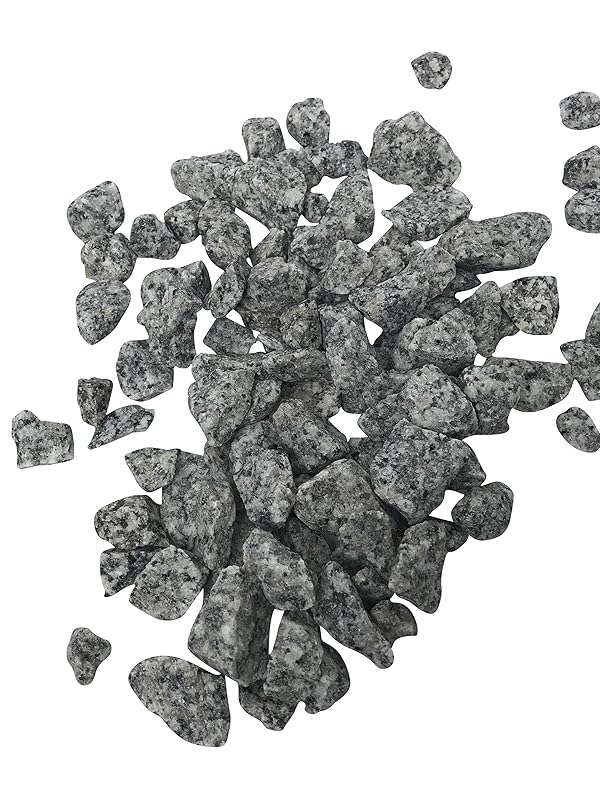 2 Pounds Of Grey Granite Rocks 32 Oz Bag Gray Outdoor Decorative