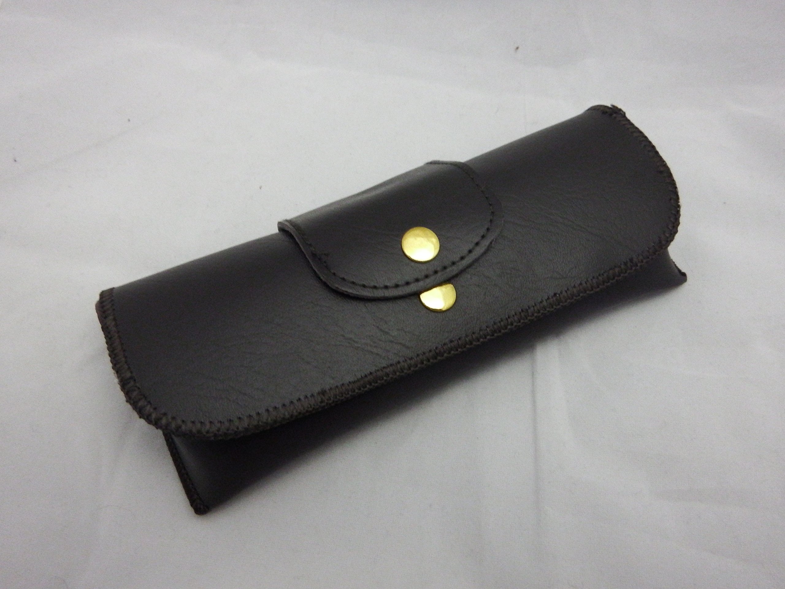 OverStock Blowout Sale Brown Double Snap Belt loop eyeglass case