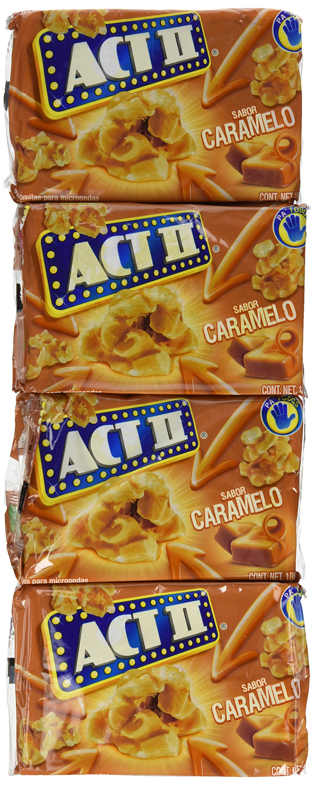 Palomitas act ii caramelo 186g (076150420098)