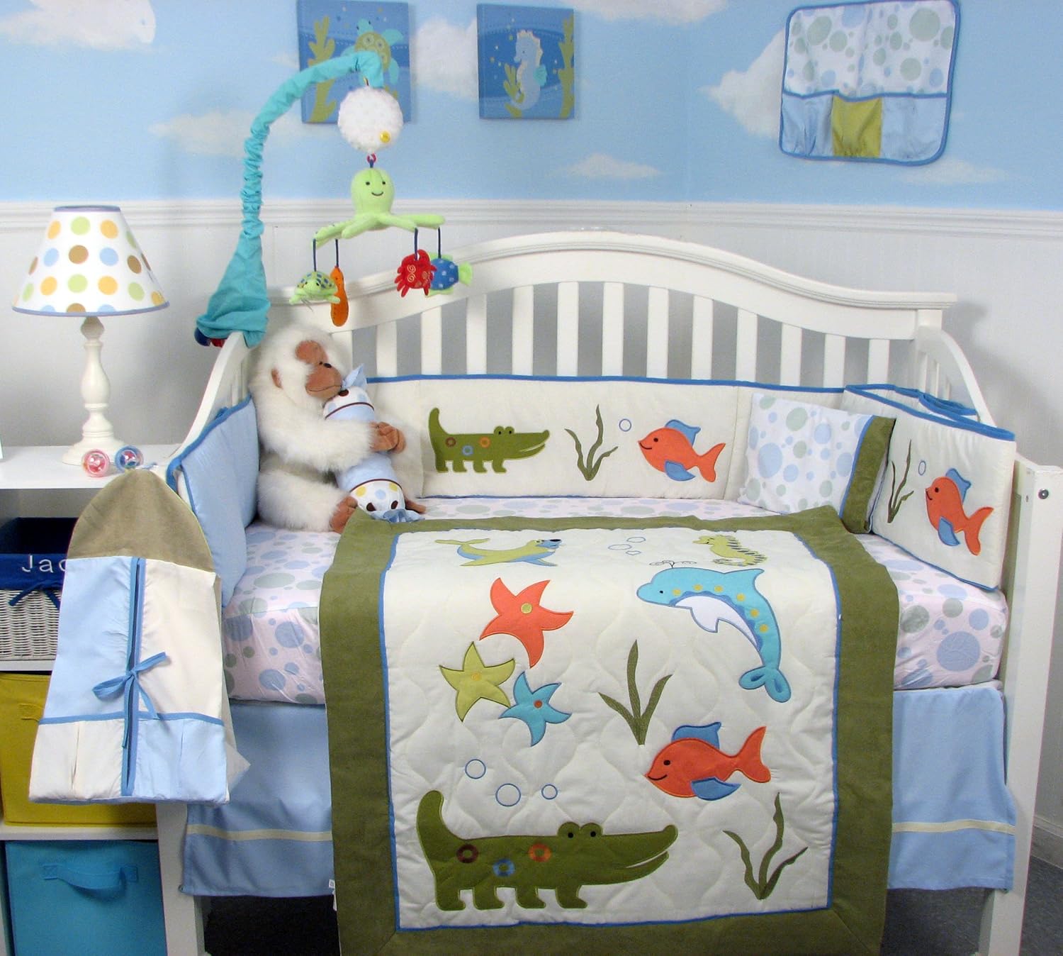 Soho Sea Logoon Nursery Bedding Set 13 pieces