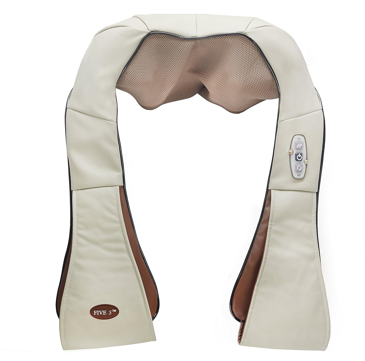 NEW FIVE STAR FS8801 SHIATSU KNEADING NECK & BACK MASSAGER WITH HEAT