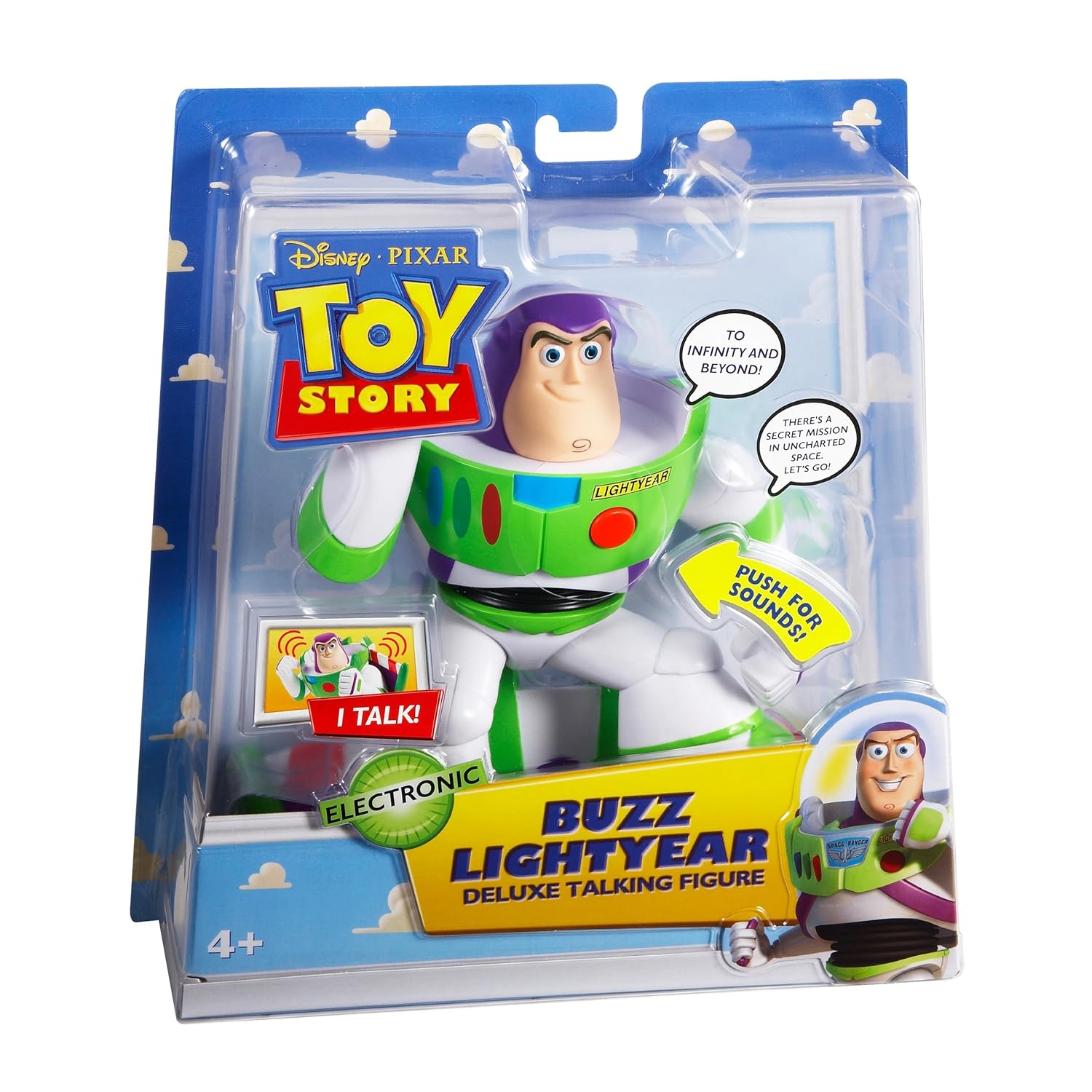 Disney Pixar Toy Story Electronic Buzz Lightyear Deluxe Talking Figure