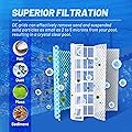 POOLPURE FS-2006 72 Sq.Ft DE Grid Pool Filter Set