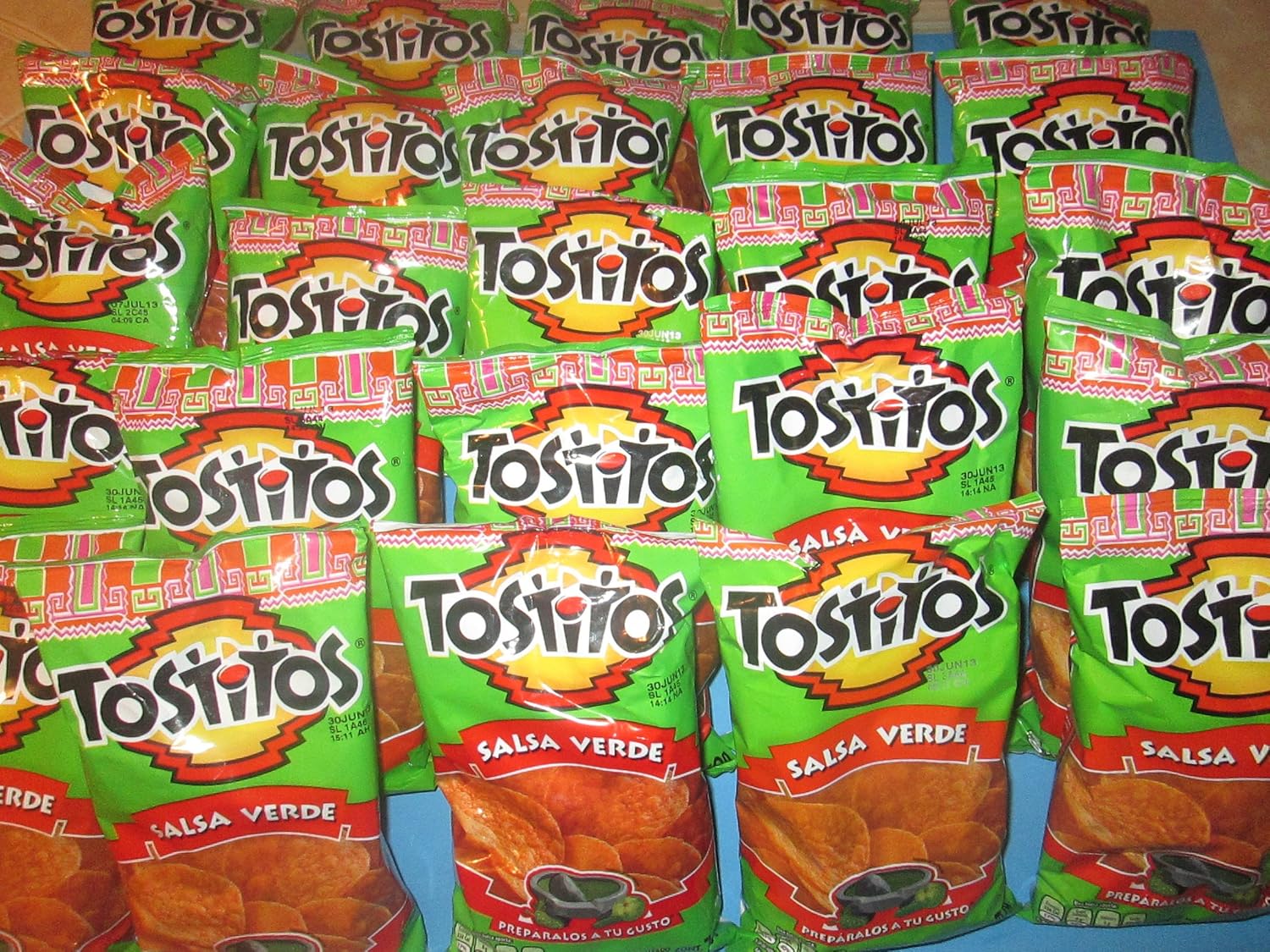 Tostitos Salsa Verde 24 PK, 70 Gr. preparalos a tu gusto con sabor a