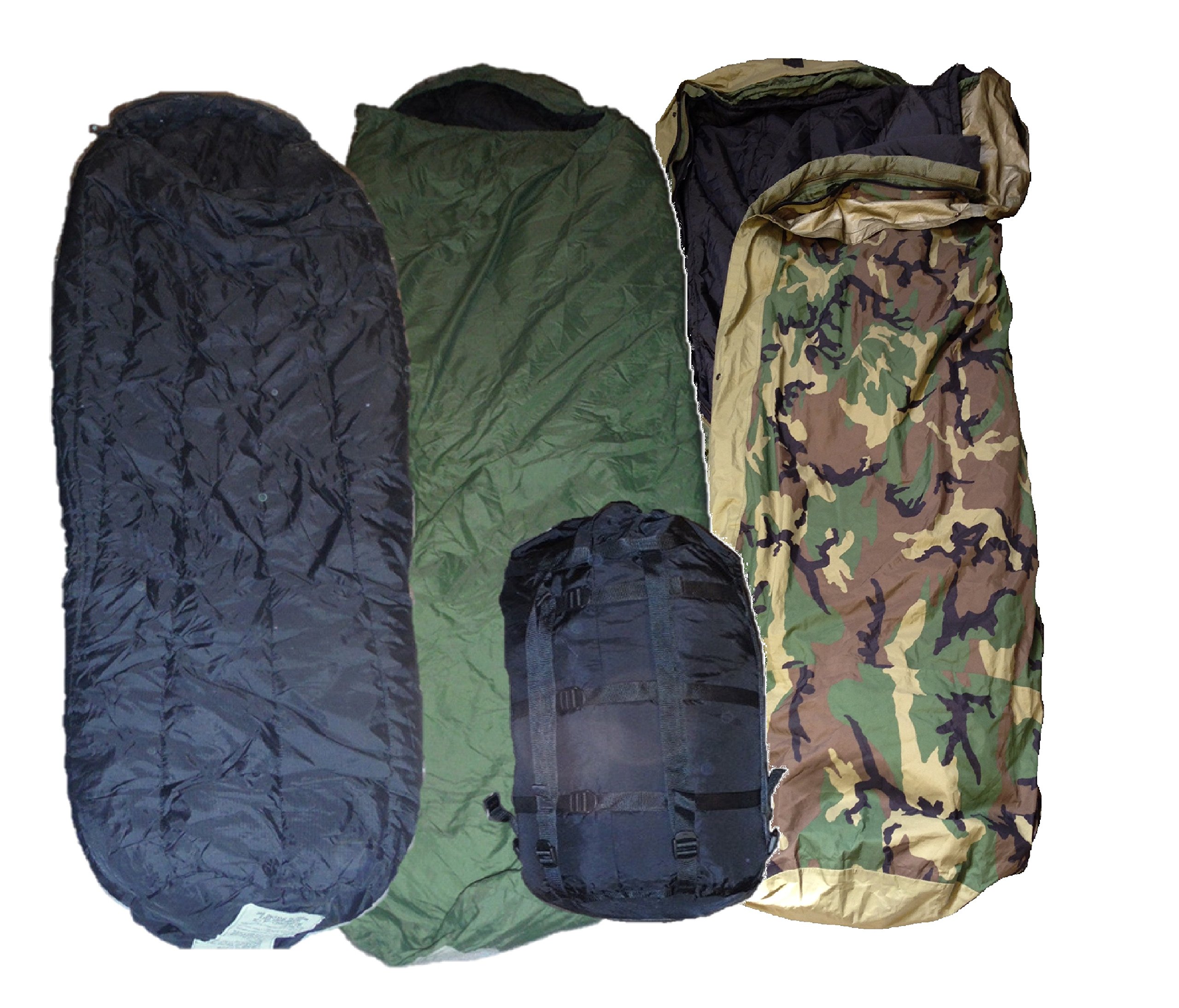 CASE of 4 USGI US GI MSS Military Surplus Modular Sleep System 4 Piece